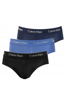 Calvin Klein 3 Pack Slip Black Blue Royal