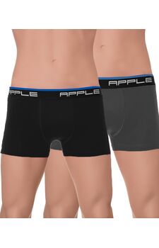 Apple Boxer 2Pack 934 Grey Black