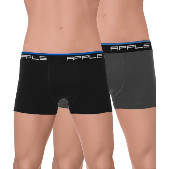 Apple Boxer 2Pack 934 Grey Black